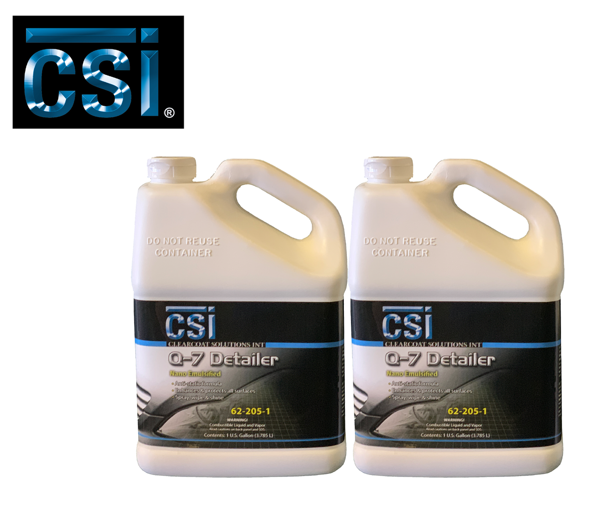 CSI 62-205-1 Q-7 Detailer (Gallon) two Gallon special offer